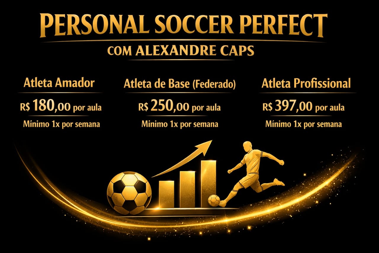 Tabela de preços Personal Soccer Perfect